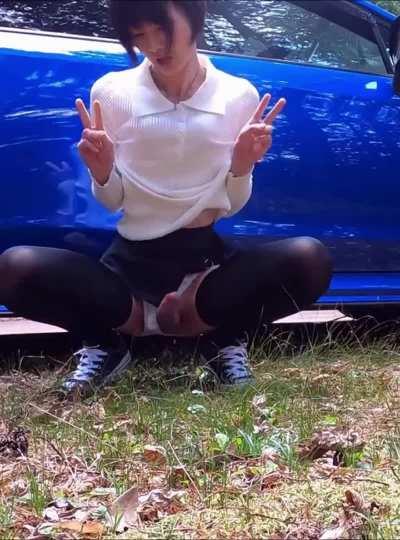 On the side of the road