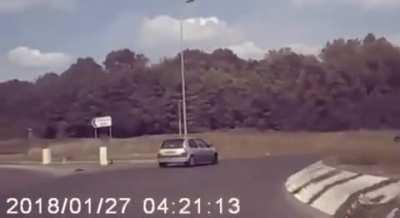 Geronimo...trying the roundabout