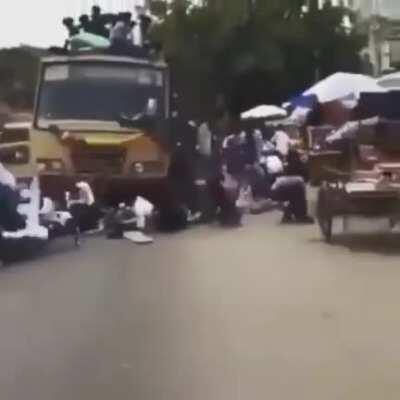 Let’s all stand on this truck