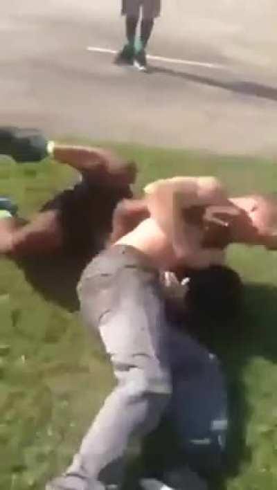 to throw a sucker punch. Warning: Violence!
