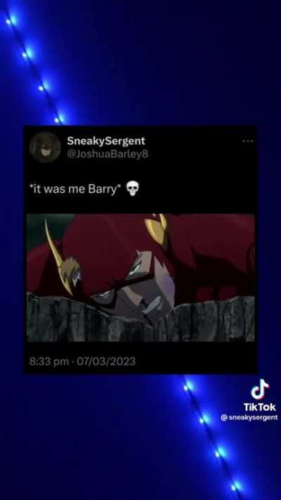 Reverse Flash is not a menace he a demon