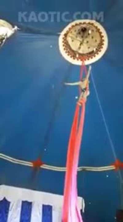 Safety Harness Fails on Circus Acrobat