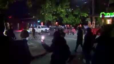 Seattle antifa/BLM rioters trample conservative reporter's 1st Amendment right to freedom of press