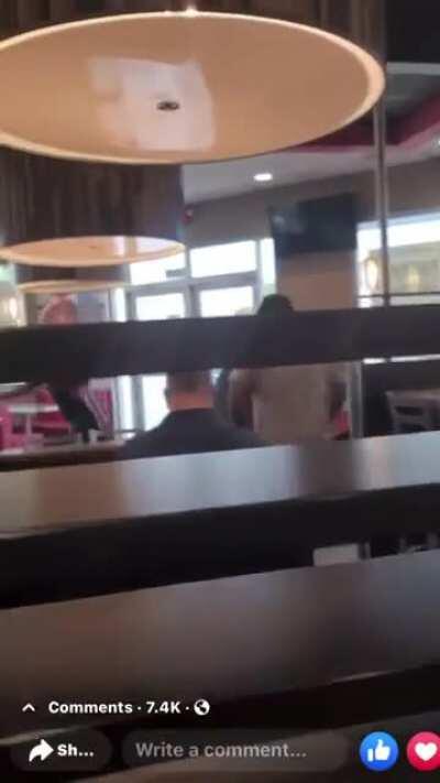 Imagine thinking this is how a grown man deals with an incorrect order.