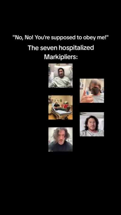 The seven hospitalized Markipliers