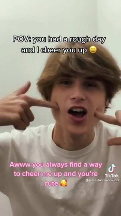 Omg he’s so cute it made my day better