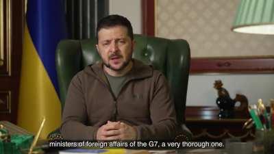 President Zelensky's Latest Address. 04/11/22. Duration 7m29. English Subtitles.