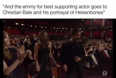 How is it not real when he was at the Oscars 2012?