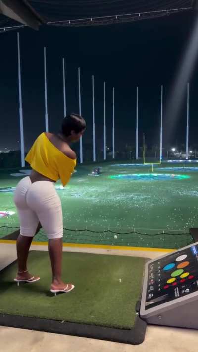 would you play golf with her ? [Adiza]