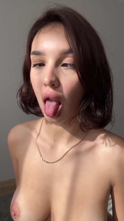 whether you looked at my drool or my tits first