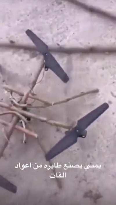 Sticks and stones can break your bones, but they also make a great UAV