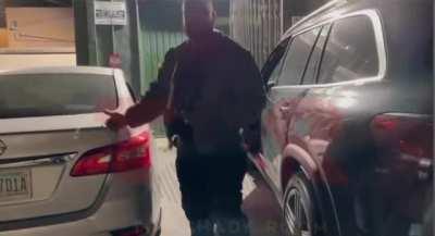 Ye talking to a pap last night