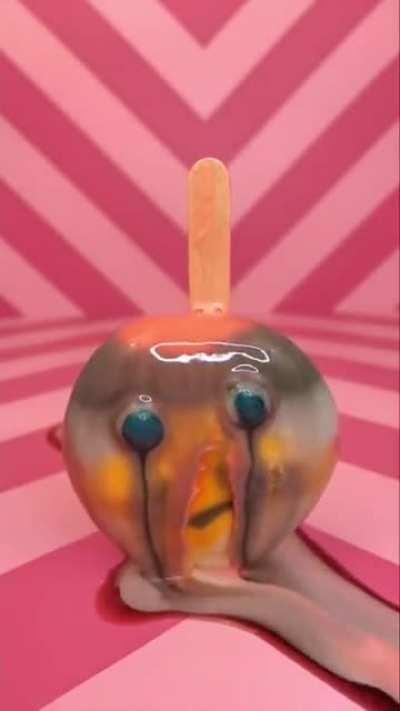 Just watched this melting ice cream in YT shorts