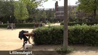 Flashing my tits in public [OC] - Link in comment