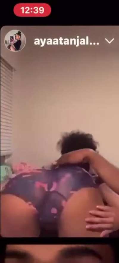 Aya twerking on ig live (part 2)