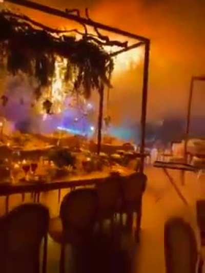 Mis-use of pyrotechnics goes very bad