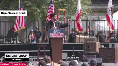 Rep. Maxwell Frost: ''They're the ones hoarding wealth beyond imagination. We have to tell people the reason you can't pay your rent has nothing to do with trans people. The reason you don't have healthcare has nothing to do with immigrants. It has to do 