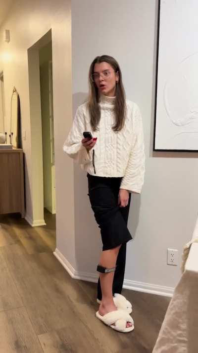 This girl try stuff on herself before imposing them on others. Respect