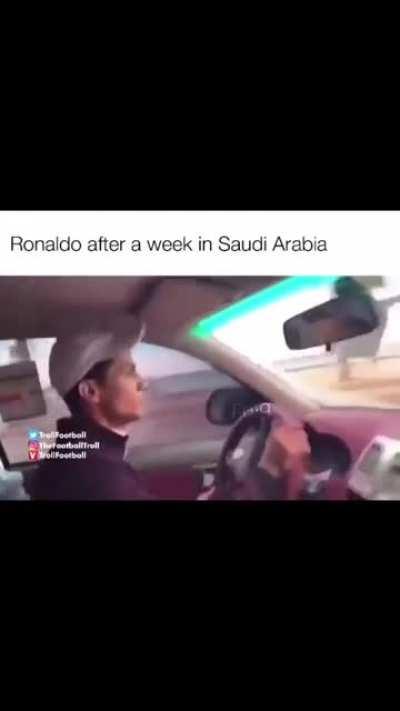 Ronaldo After Joining Saudi Arabia 😂😂