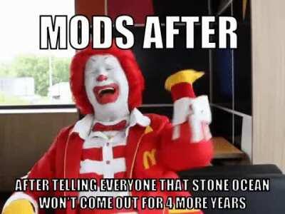 I mean, it'll be sooner than that, right? Right????