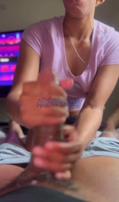 Too much for her tiny mouth