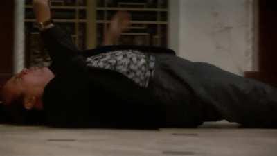 Who’s the dead man who hit me with the salt shaker?