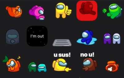 Telegram has some sick among us animated sticker. Amd they are officially available on telegram sticker store.