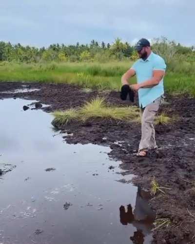 My man was trying to find Narnia.