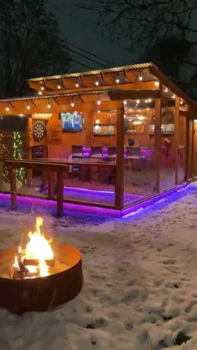 I added an extension to my backyard bar