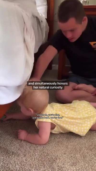 Uncle with Down Syndrome helps take care of his baby niece.
