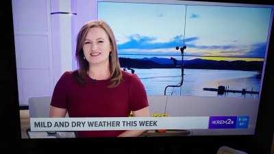 NSFW Local news station accidentally airs porn during the weather.