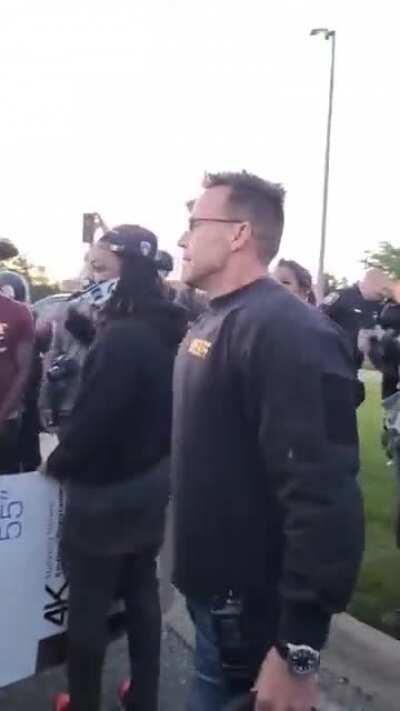 Cops in Flint laid down all their gear and start marching with protestors, seemed to have avoided riots tonight.