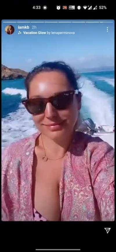 Teasing us in her insta story