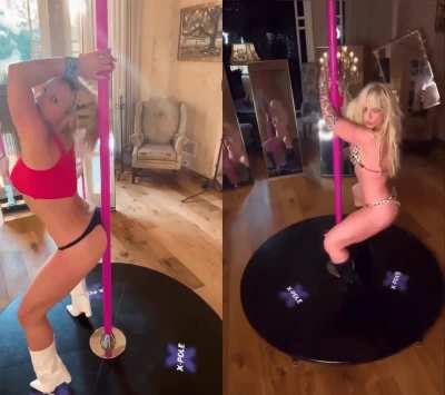 Britney Spears Pole Dancing