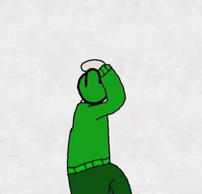 Guinas dançando um meme americano em forma de fanarte e so isso mesmo kkk