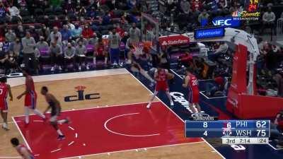 [Highlight] Kuzma goes past Niang and gets his second big dunk of the game!