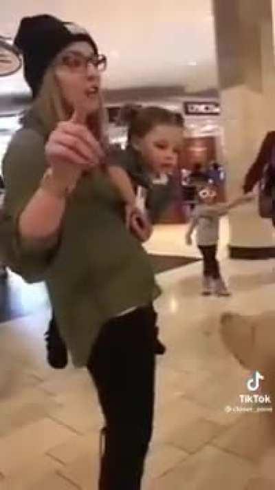 Just because you have four signs and you told me no I should still be able to pet your service dog