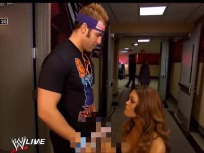 Eve wishes Zack Ryder good luck *directors cut*