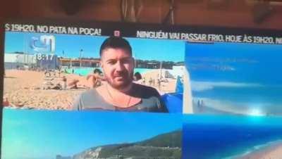 Live on portuguese TV