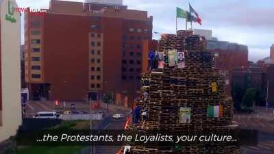 What they have done to Irish flag