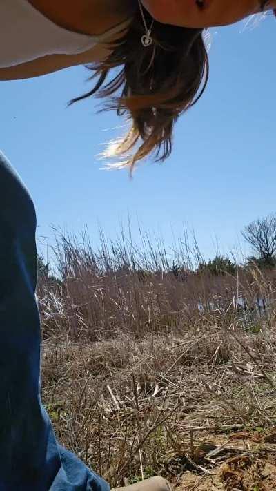 I know you are looking at my asshole..