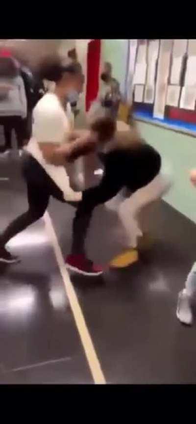 Stomped her head with the OG Jordan’s.