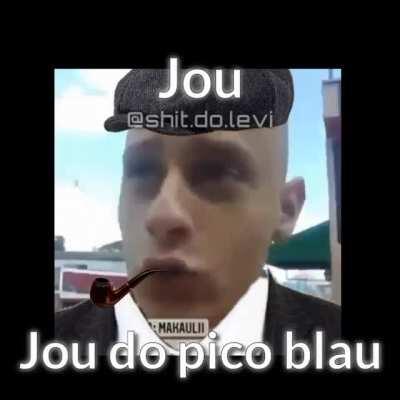 Jou do pico blau.