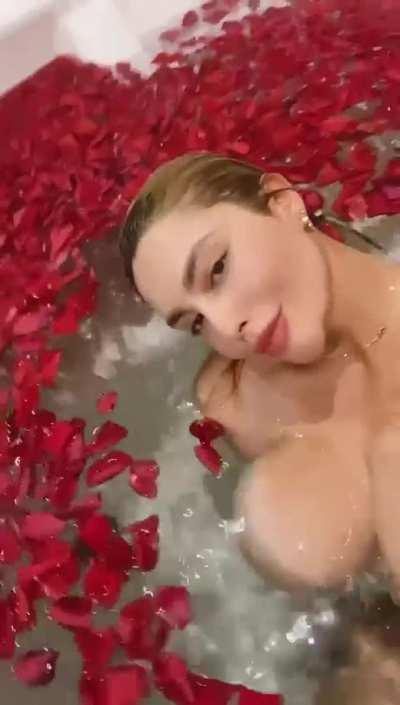 I almost drowned but I use my titties as life savers ;-)