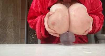 My favorite thing about having massive tits is all the ways I can use them 😌