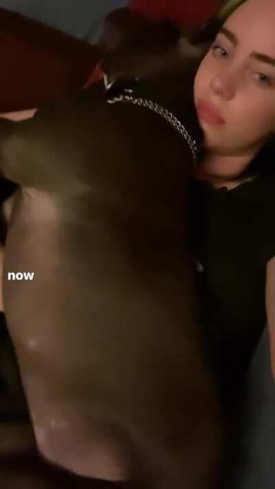 Video of Billie and her dog