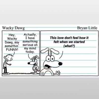 Wacky dawg down abhorrent 😔