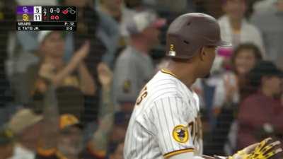 [Highlight] Bogaerts hits a stand-up triple.