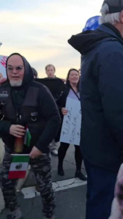 Peaceful protest today in Redding CA which is seen as a red Trump county.