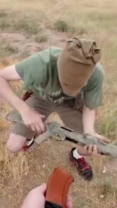 Here comes my pet russian